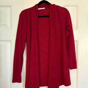 Red Lightweight Cardigan